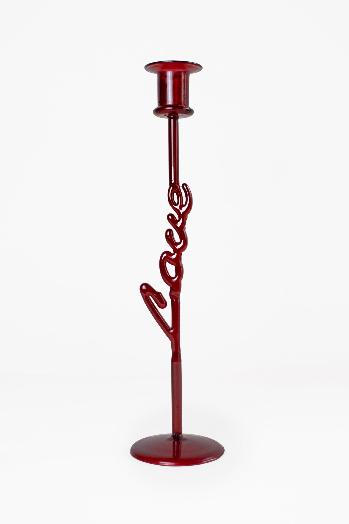 Carmine Candle Holder