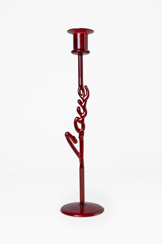 Carmine Candle Holder