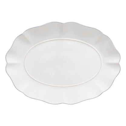 Large White Oval Platter