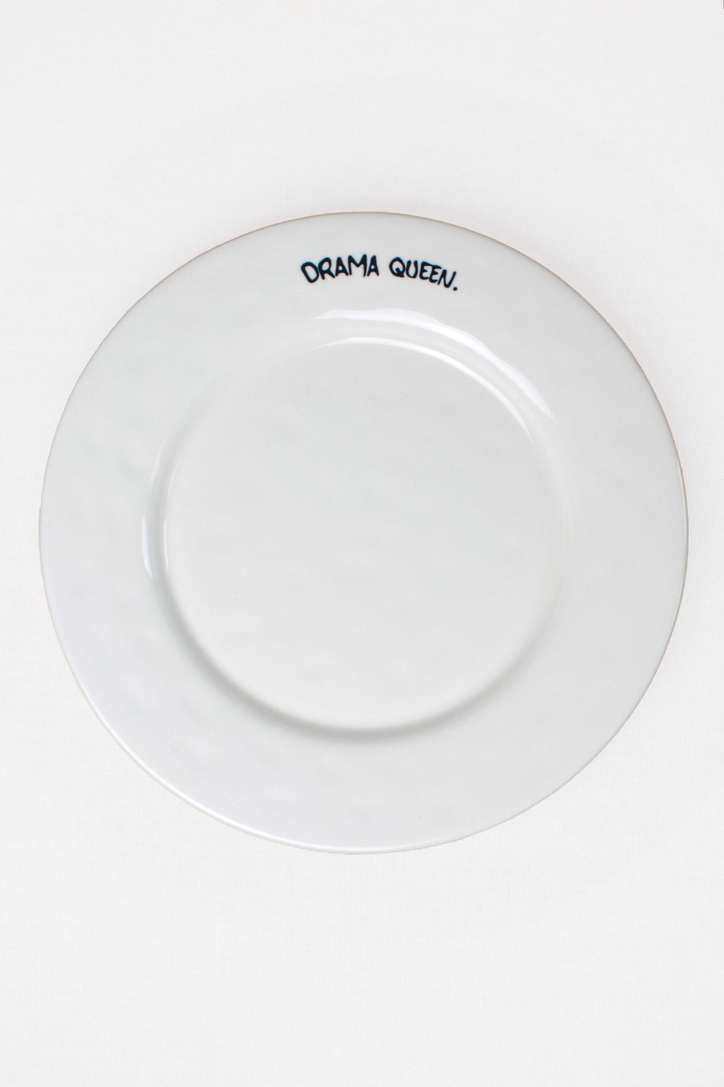 "Drama Queen" Breakfast Plate Set of 2