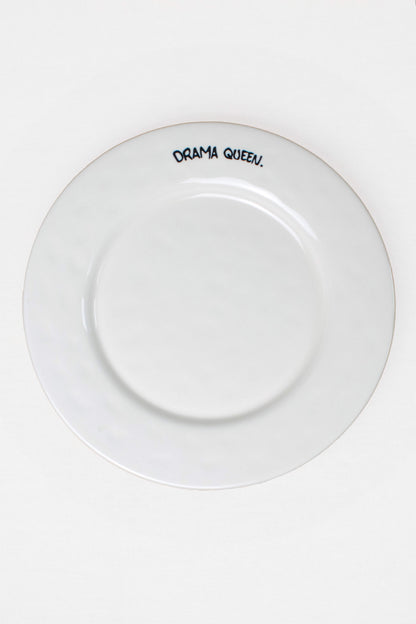"Drama Queen" Breakfast Plate Set of 2