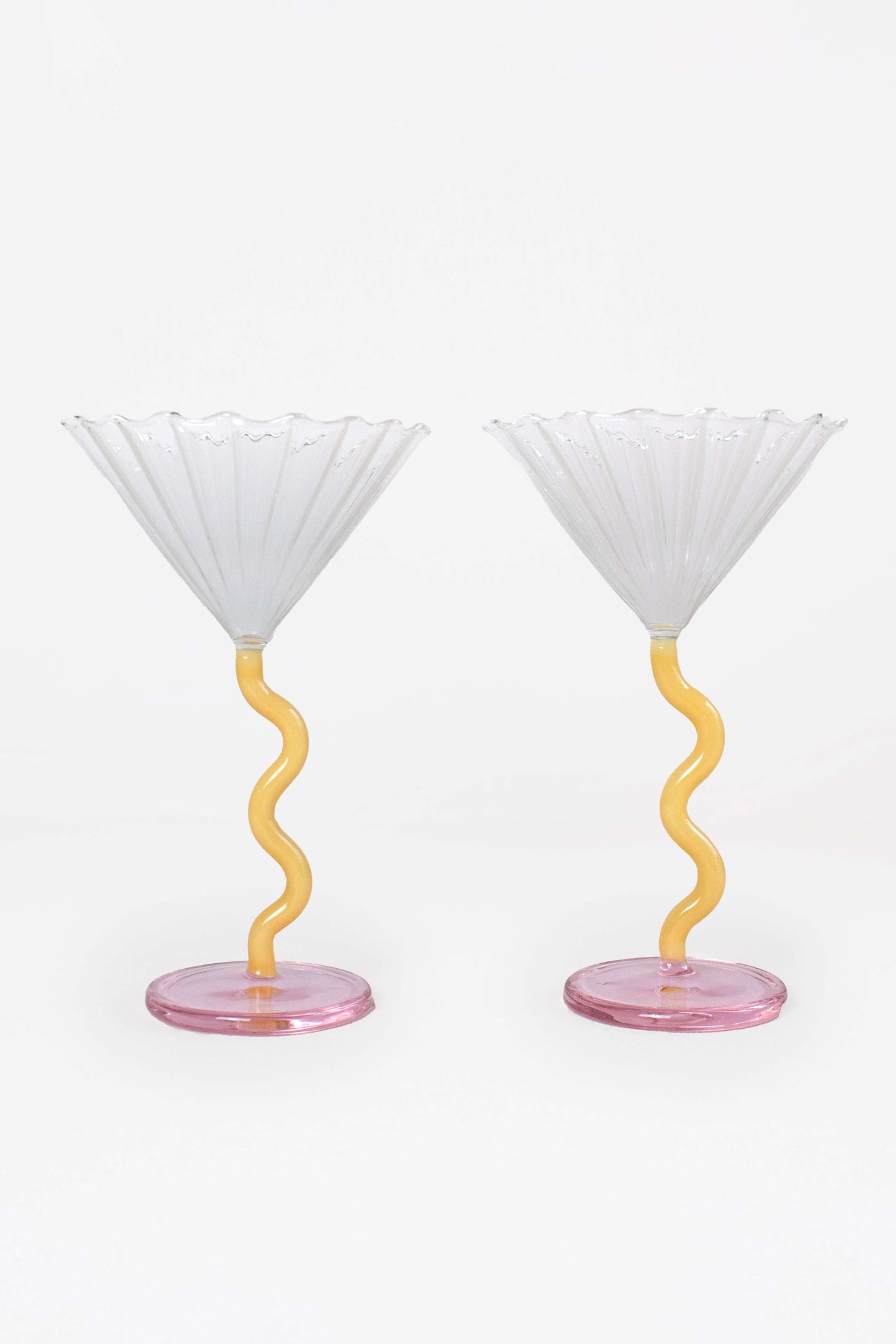 Coupe Curve Caramel Set of 2