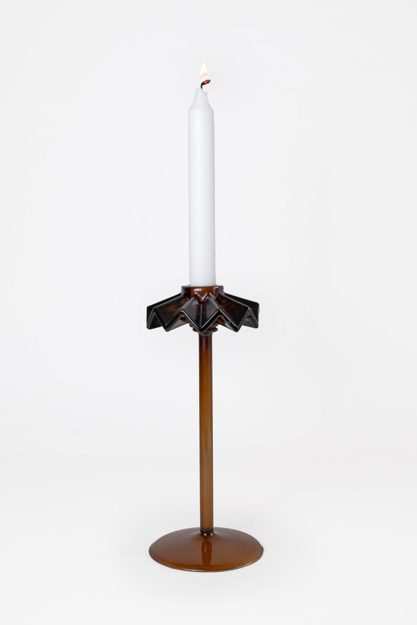 Tall Frilly Candle Holder