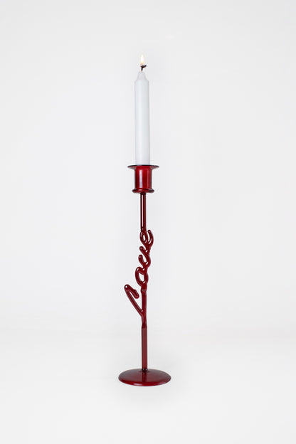 Carmine Candle Holder