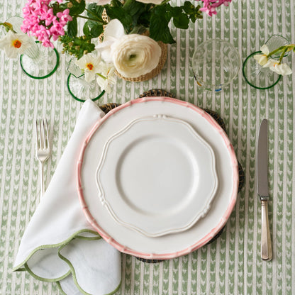 White Ceramic Side Plates Set of 2