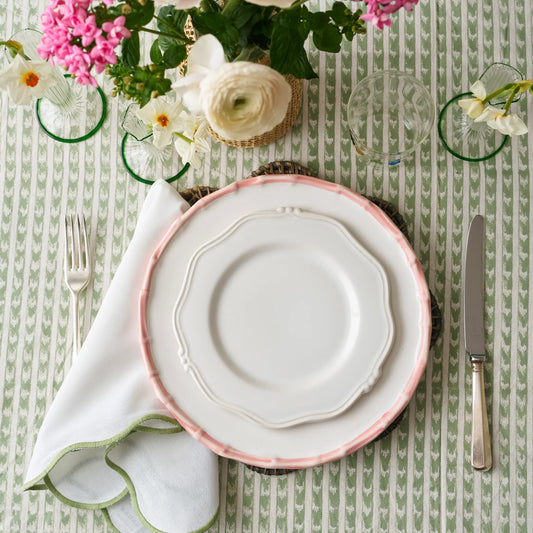 White Ceramic Side Plates Set of 2