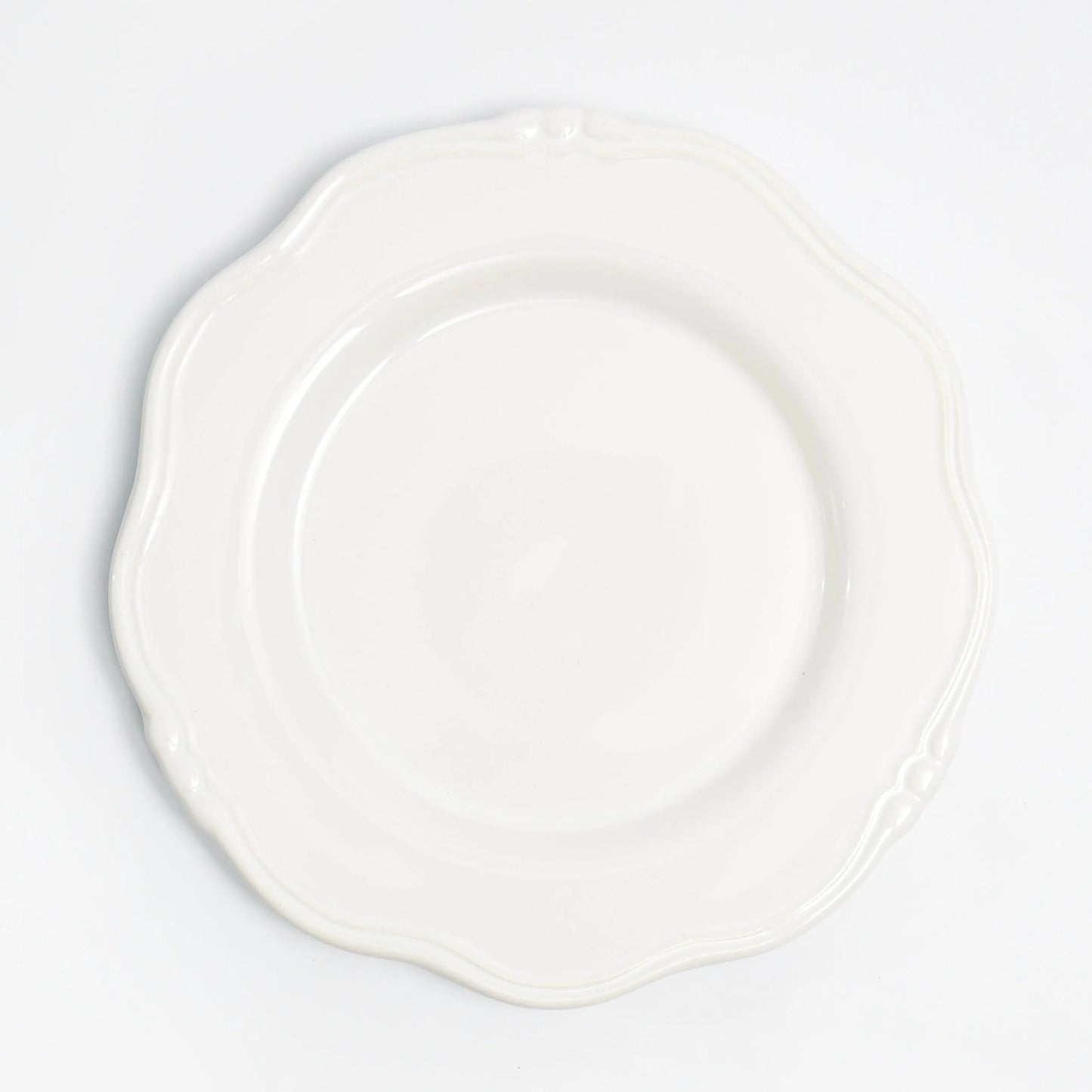 White Ceramic Side Plates Set of 2
