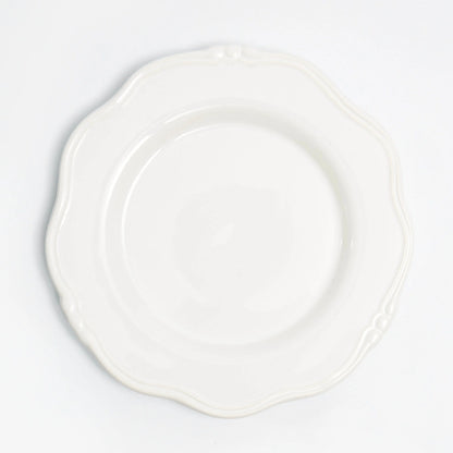 White Ceramic Side Plates Set of 2
