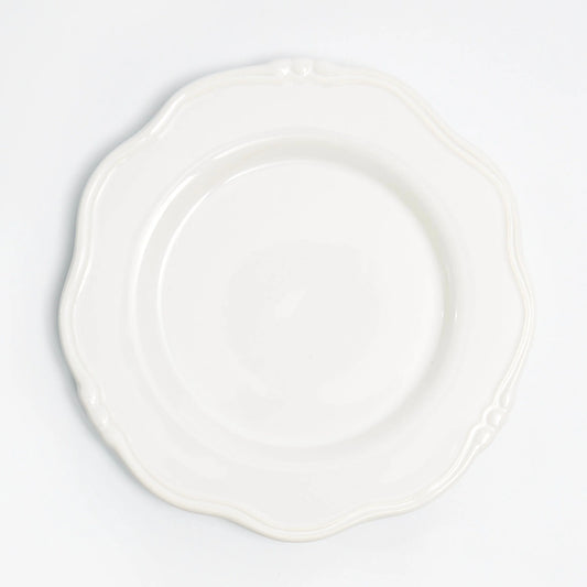 White Ceramic Side Plates Set of 2