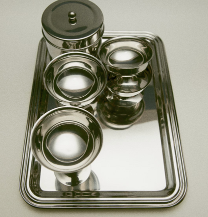 Rectangular Stainless Steel Tray
